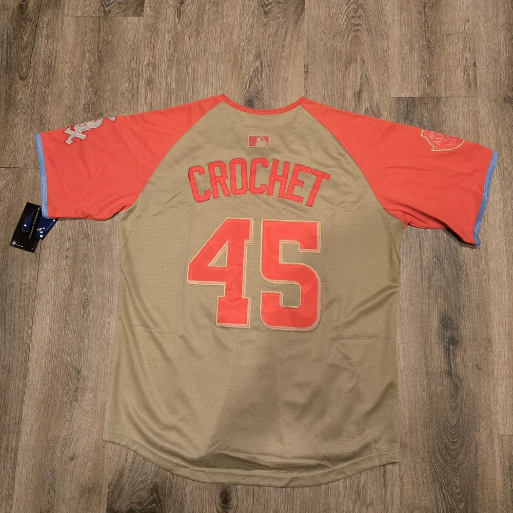 Garrett Crochet 2024 ALL STAR GAME WHITE SOX MENS MEDIUM M NEW STITCHED - Picture 8 of 11